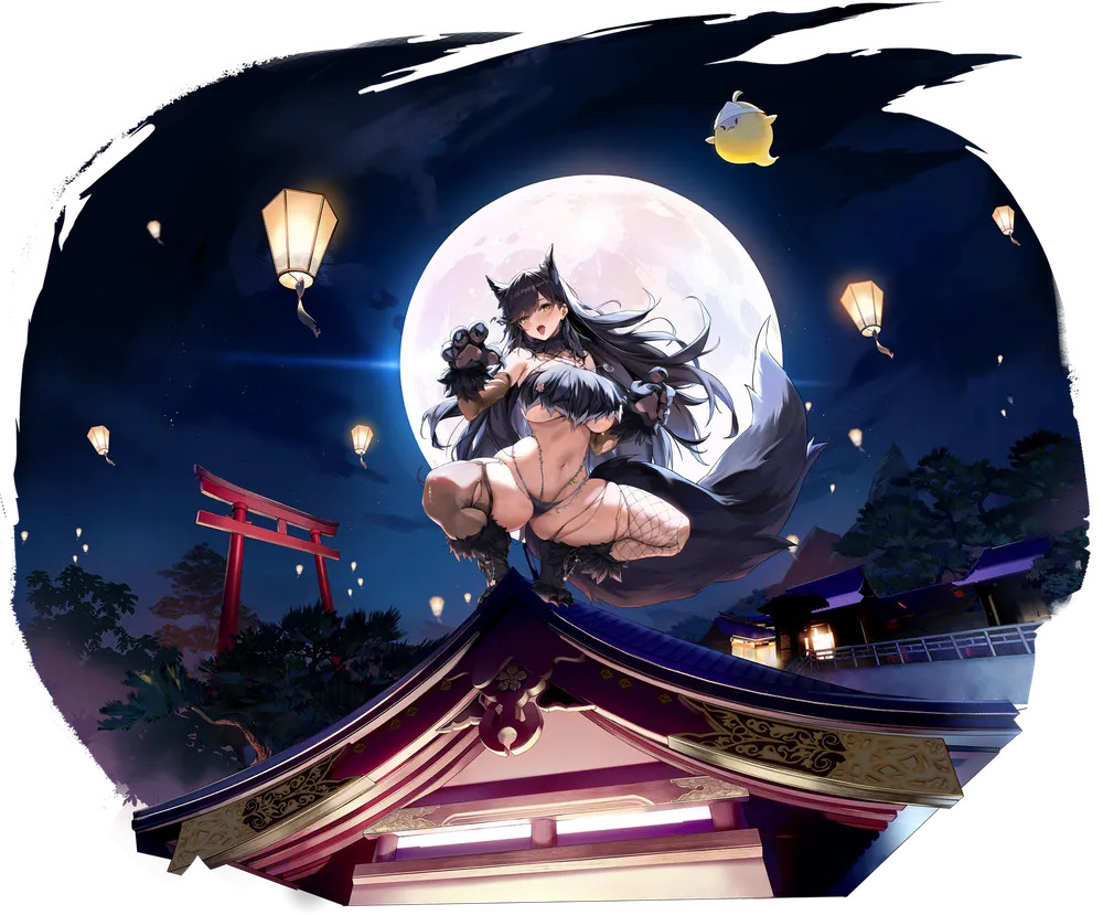 アズールレーン】グッスマ「愛宕 月夜のお姉さん狼」スケール