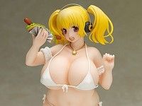 フリーイング「すーぱーぽちゃ子水着Ver. スケールフィギュア」駿河屋予約開始の画像