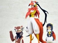 【刀語】アルカディア「真庭鳳凰」「真庭人鳥」「真庭川獺」3Dフィギュア ワンフェスで先行発売決定の画像