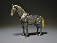 タケヤ式自在置物「馬 鉄錆地調」明日より予約開始の画像