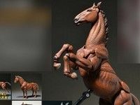 タケヤ式自在置物「馬 着彩 アクションフィギュア」ほか予約開始の画像