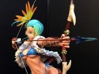 ホビージャパン新作「ビキニ・ウォリアーズ ハンター」「召喚士 アルドラ」フィギュアほか展示の画像