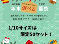 【ミニチュア】ドールハウス「年末”ミニチュア”選べる福袋☆」予約開始【カントリーウッドガーデン】の画像