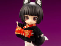 キューポッシュフレンズ「くろきつね-黒狐-」「しろきつね-白狐-」可動フィギュア【Amazon予約開始】の画像