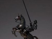 【タケヤ式自在置物】海洋堂「15世紀ゴチック式 エクエストリアンアーマー ブロンズ」可動フィギュア 予約開始の画像