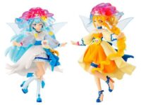 【HUGっと！プリキュア】キューティーフィギュア「キュアアンジュ＆キュアエトワール」【プレバン受注開始】の画像