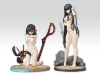 【キルラキル】AMAKUNI「纏流子」「鬼龍院皐月」 湯上り温泉艶肌Ver. フィギュア【12日受注締切】の画像