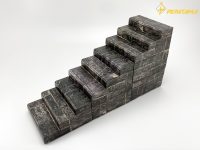 【1/12可動フィギュア用に】「ペーパージオラマ 階段セットA ダンジョンVer.」近日予約開始の画像