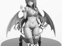 Charm「Taya 悪魔メイドVer.」フィギュア 原型公開の画像