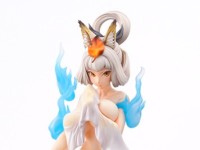 【朧村正】AMAKUNI「紺菊 -湯煙温泉三昧Ver.-」フィギュア 明日受注締切の画像