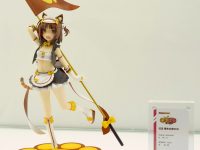 【ネコぱら】NEKOYOME「アズキ レースクイーンver.」フィギュア 彩色原型が展示【上海ワンフェス】の画像