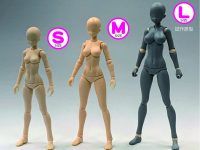 【可動素材】1/12スケール「素材ちゃんＬ」発売決定の画像