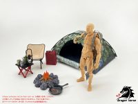 【可動フィギュア用に】1/12スケール「キャンプ装備セットA」「テントセットA」【あみあみ予約開始】の画像