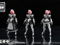 【NUMBER 57】アーマードパペット「柚衣(YUI)」プラモデル 予約開始、シリーズ初の女性型アンドロイドの柚衣(YUI)が可愛いメイド姿で登場の画像