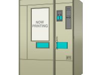 【可動フィギュア用に】1/12スケール「レトロ自販機(うどん・そば) 」プラモデル【予約開始】の画像