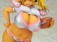 回天堂「すーぱーぽちゃ子 ランジェリーフットボール 日焼けver.」フィギュア 予約開始の画像