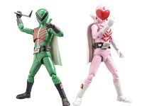 【秘密戦隊ゴレンジャー】HAF「モモレンジャー&ミドレンジャー」可動フィギュア 予約開始の画像