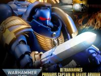 【ウォーハンマー】「ULTRAMARINES PRIMARIS CAPTAIN IN GRAVIS ARMOUR」アクションフィギュア 11時プレバン受注開始の画像