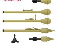 【可動フィギュア用に】1/12スケール「WWII ドイツパンツァーファウストセット」「WWII ドイツ手榴弾セット」レジンキット 発売決定の画像