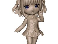 【五等分の花嫁∬】「中野二乃」ミニフィギュア データ原型公開の画像