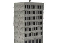 【ロボプラモ用に】1/144 ジオコム「司令本部」「格納庫」情景プラモデル【Amazon予約開始】の画像