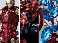 【再販決定】ファイティングアーマー「アイアンマン」「アイアンスパイダー」「キャプテン・アメリカ」アクションフィギュアの画像