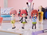【五等分の花嫁】プラム「中野一花」「中野二乃」「中野三玖」ミニフィギュア 試作公開、25日予約開始の画像