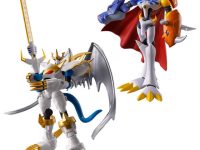 【デジモン】SHODO「インペリアルドラモン:パラディンモード&オメガモン」可動フィギュア【6日プレバン受注締切】の画像