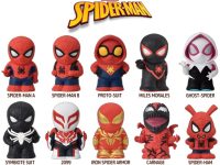 「スパイダーマン ソフビパペットマスコット」発売決定、全高50mm程度の指人形の画像