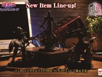 【遊戯王】メガハウス「MONSTERS CHRONICLE」フィギュア 新作シルエット公開、「エルフの剣士」「人造人間サイコ・ショッカー」「炎の剣士」？の画像