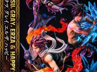 【フェアリーテイル】プライム1スタジオ「ナツ、グレイ、エルザ、ハッピー」フィギュア 予約開始の画像