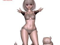 【あやかしトライアングル】ホビーストック「花奏すず」妖巫女装束の水着姿でフィギュア化決定の画像