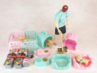 【ミニチュア】「ベッド&ドレッサー」「おふろ&トイレ」「ドッグカフェきぶん」「宝箱」ほか 100円ショップ新商品まとめの画像