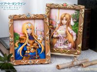 【ソードアート・オンライン】SSR-FIGURE「アスナ[創世神ステイシア]」「アリス」3Dフォトフレーム 彩色試作公開の画像