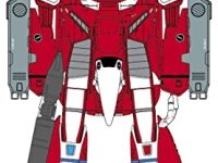 【超時空要塞マクロス】ハセガワ「VF-1J スーパーバトロイドバルキリー ミリア機」プラモデル 予約開始の画像