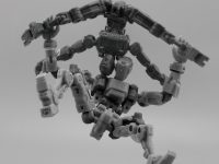 【NUMBER 57】アーマードパペット「マンハンター」シリーズ新作「新規素体」「神荼」「徒魂」プラモデル 試作公開の画像