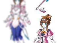 【ロボット新人類ポリニアン】新キャラクター「ポリニアン 蘭子」制作進行中の画像