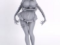 【freng氏イラスト】Zero Creative「milk time」美少女フィギュア 原型公開の画像