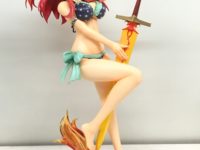 【落第騎士の英雄譚】回天堂「ステラ・ヴァーミリオン」フィギュア 予約開始、クリア成型の炎型の台座付属の画像