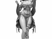 【鈴雨やつみ氏イラスト】Maiden Voyage「踊り子ちゃん」フィギュア 3D原型公開の画像