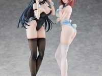 【イコモチ オリジナルキャラクター】ENSOUTOYS「黒バニー葵」「白バニー夏芽」限定バージョン フィギュア【Amazon予約開始】の画像