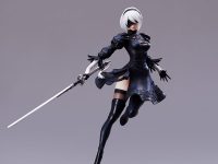 【ニーアオートマタ】スクエニ新ブランド「フォルミズム」より「2B(ヨルハ二号B型)」フィギュア 予約開始、ゴーグルOFF Ver.もありの画像