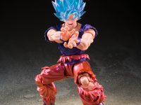 【ドラゴンボール】S.H.フィギュアーツ「スーパーサイヤ人ゴッドスーパーサイヤ人孫悟空 界王拳」可動フィギュア 「Vジャンプ」応募者全員大サービスで登場の画像