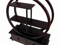 【1/12可動フィギュア用に】コバアニ模型工房「和の造作シリーズ 丸型飾り棚」予約開始の画像