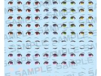 【メガミデバイス】「ガンナー アイデカールセット」「フェイスセット Chaos ＆ Pretty用」「フェイスセット 朱羅用」【駿河屋 予約開始】の画像