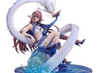 【縁結びの妖狐ちゃん】yuewen goods「塗山雅雅(トサン・ヤヤ) 青鱗碧露Ver.」フィギュア 本日予約開始の画像