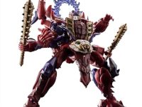 オリジナル変形メカ玩具「鮮血阿修羅」予約開始、クモガニの擬態から六本腕のロボットに変形可能の画像