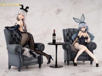 SSR-FIGURE「<異人館> 金華 バニーVer.」「巧兒 バニーVer.」美少女フィギュア 予約開始、セット商品には特典として「ワインテーブル」パーツが付属の画像