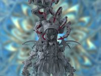 【オリジナル美少女 可動フィギュア】次元具象「魔女・リン・クロウ」開発中の画像