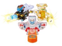 【ボトルマン】「BOT-62 ボトルマン チームガッツセット」予約開始、ビーダマンコラボ機体のクリアver.セットの画像